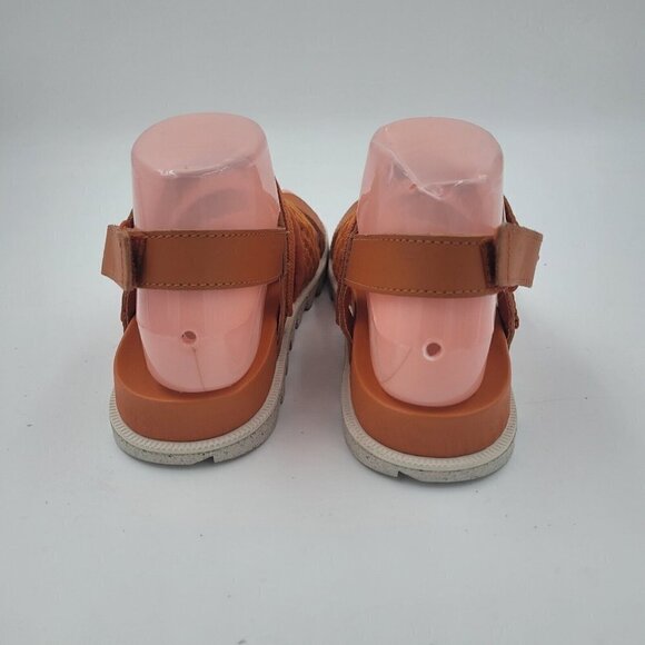 NEW Sorel Roaming Decon Slingback Sandals Mesh Leather Orange Women's Size 7 - Picture 8 of 12